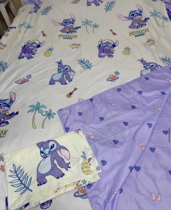 Постільна білизна Стіч євро