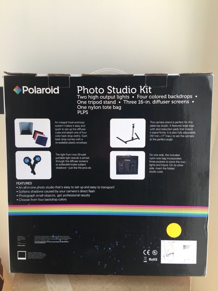 Polaroid Photo Kit Studio -ótima ferramenta para trabalhar em casa