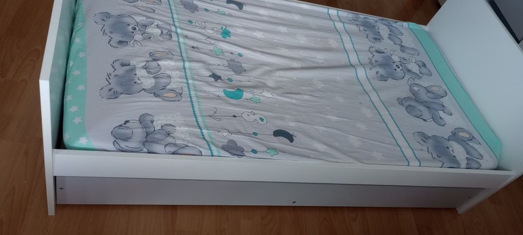 Łóżeczko dziecięce 70x140 klupś Dalia Gray