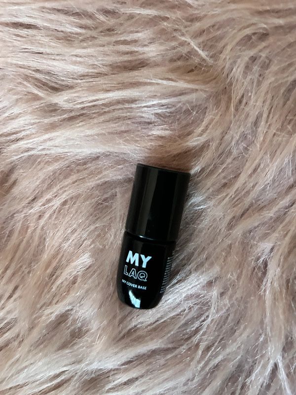 MyLaq my cover base natural pink M128 NOWY hybrydowy lakier UV