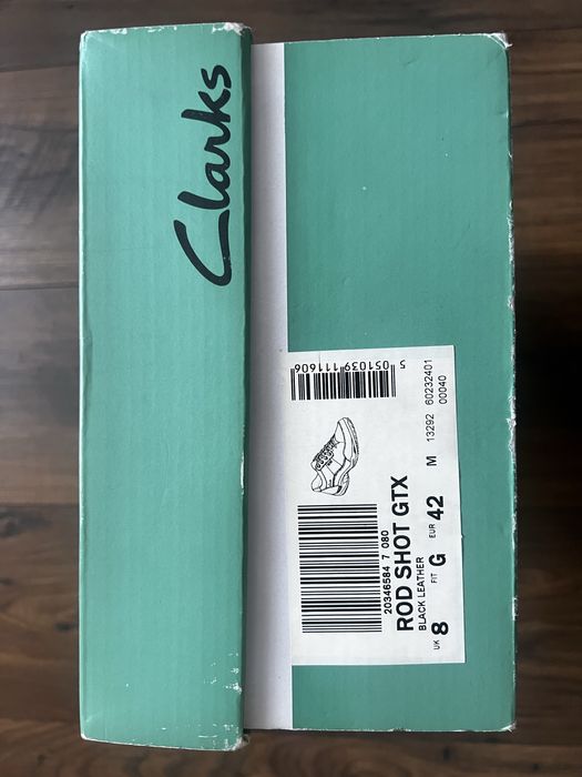 Buty męskie Clarks Rod Shot GTX r 42 nowe goretex