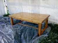 stół drewniany solidny lite drewno 200 x 110 x 78