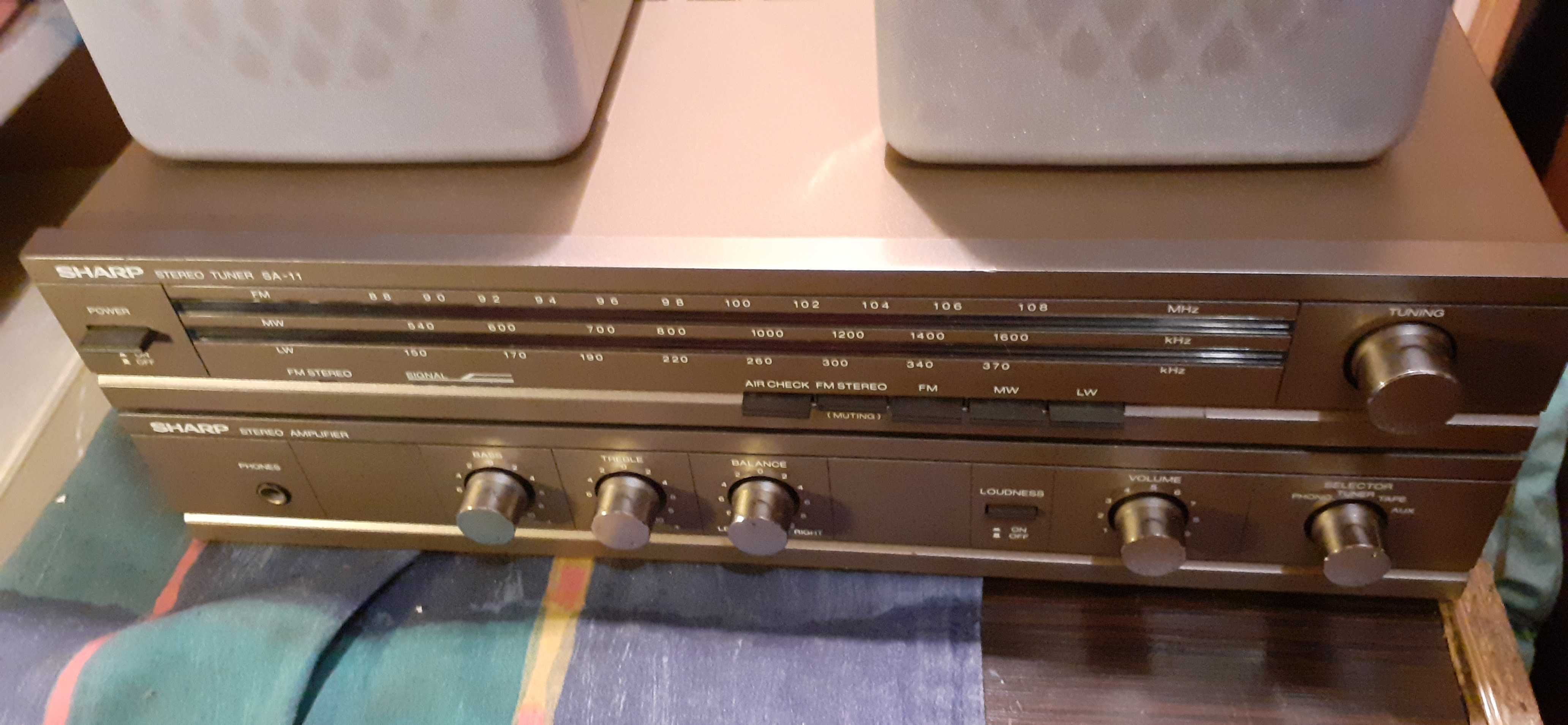 ampli tuner SHARP SA-11+kolumny