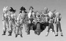 DBZ Super Modeling Soul Part 2 - Lote Monocromático 9 peças usadas