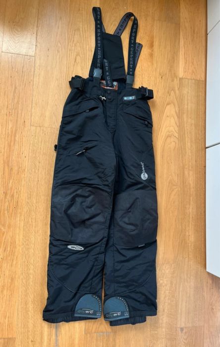 Spodnie narciarskie zimowe na szelkach, zima narty śnieg, Gepert S