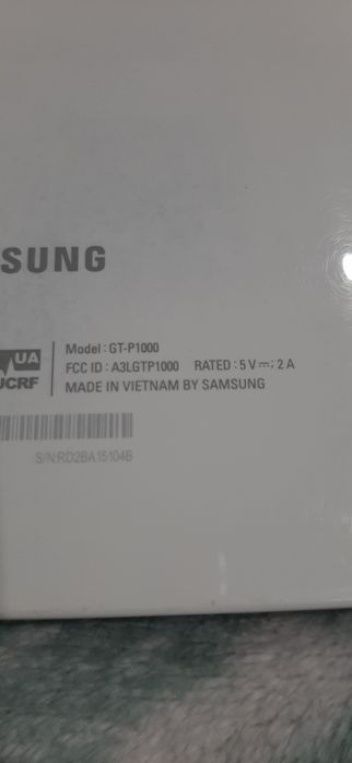 Продам планшет Samsung galaxy tab gt-р1000 старенький