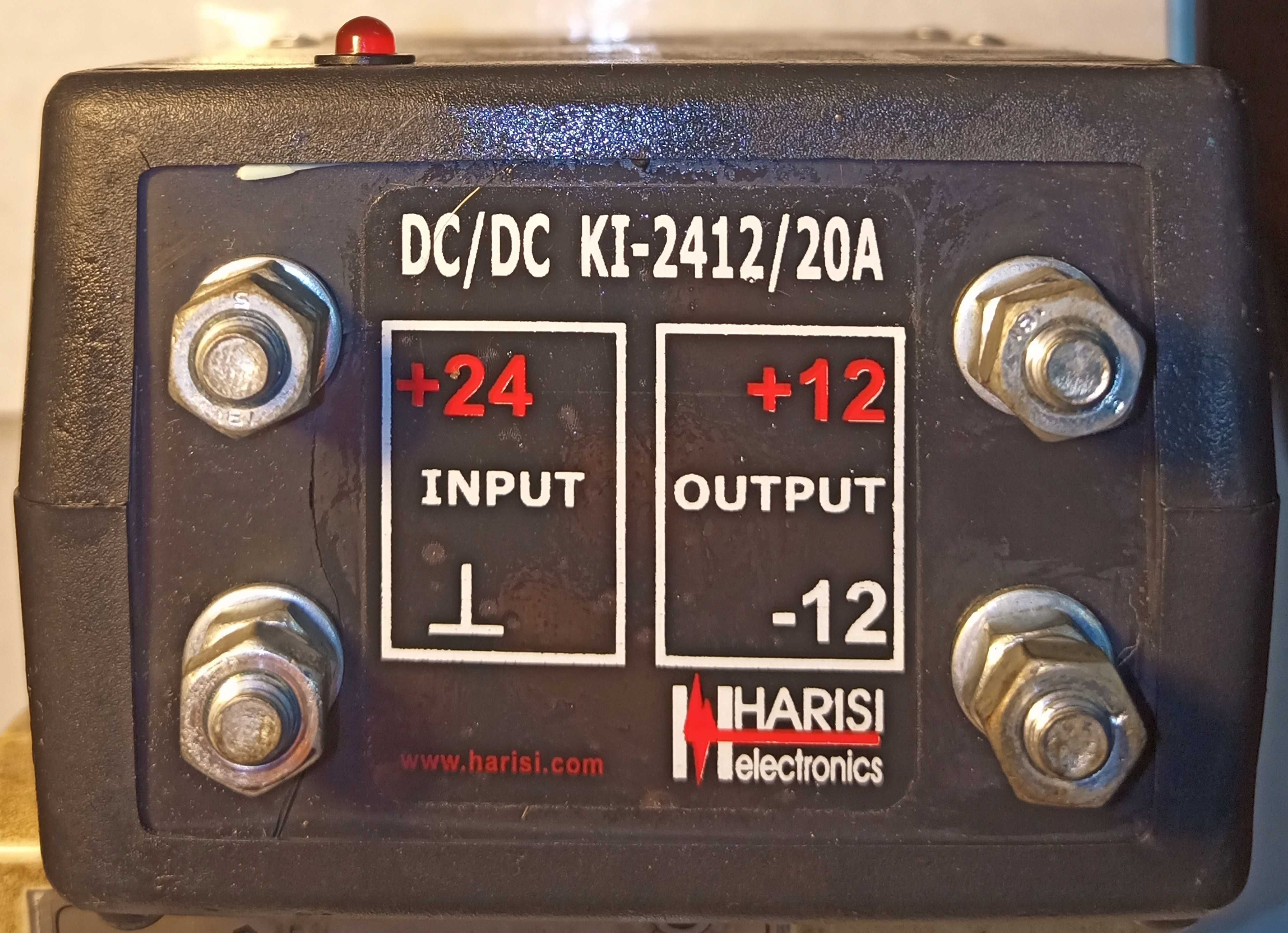 НОВИЙ  Перетворювач НАПРУГИ DC/DC KI-24 12/20A HARISI Electronics