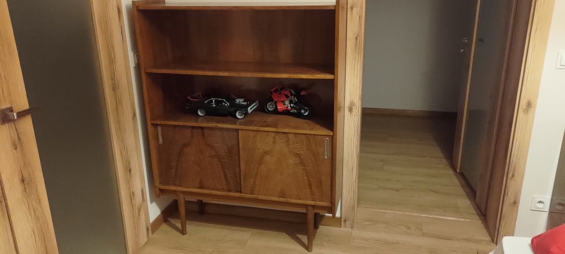 Komoda prl szuflada Bydgoskie Fabryki mebli regał Loft VINTAGE bibliot