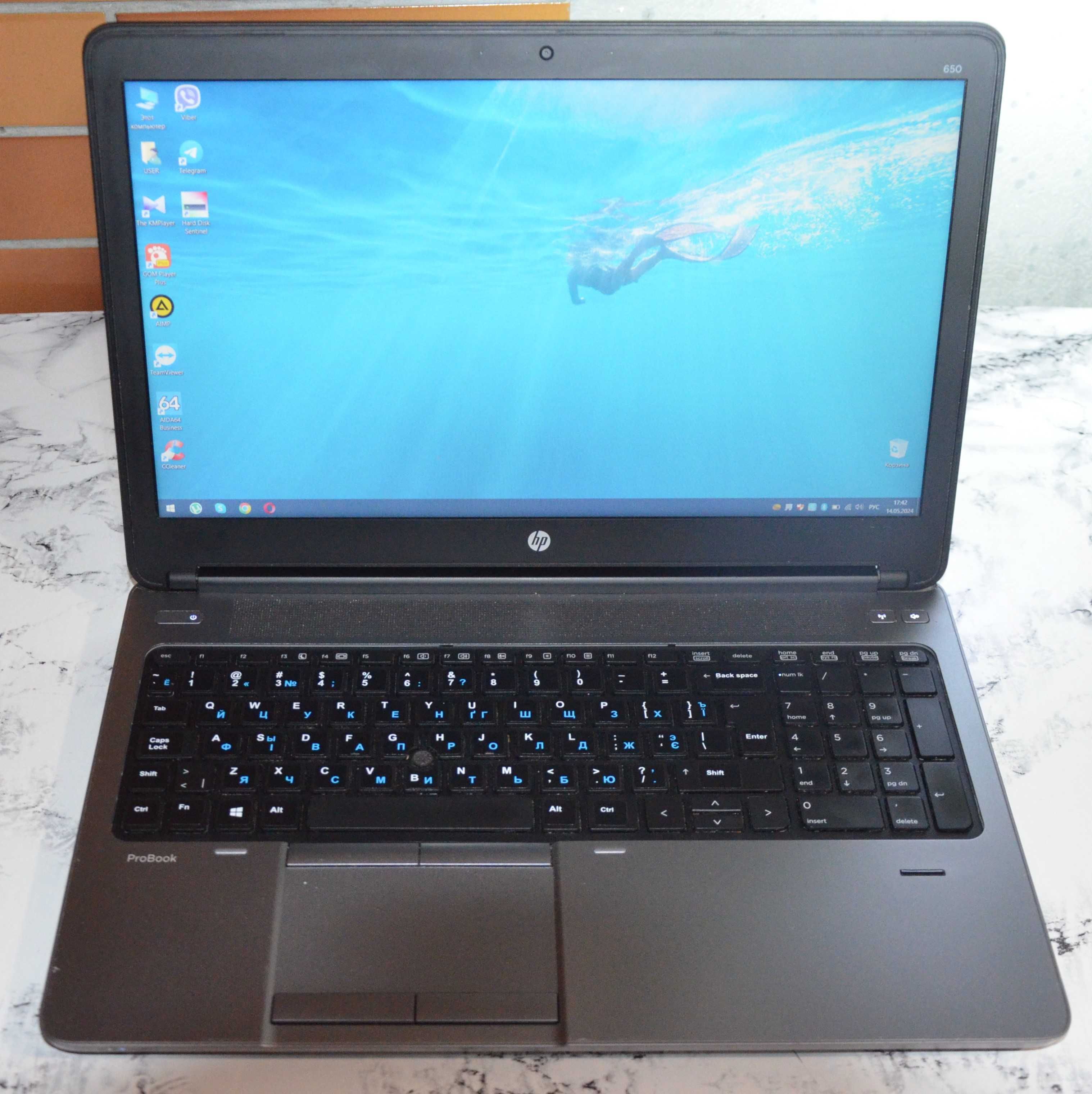 HP ProBook 650 G1 15.6/I7/8GB/240SSD/Full HD