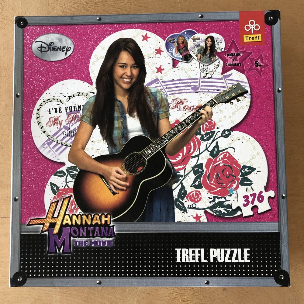 Trefl puzzle,Hannah Montana The Movie, Dziewczyna z Gitarą, 376 szt.