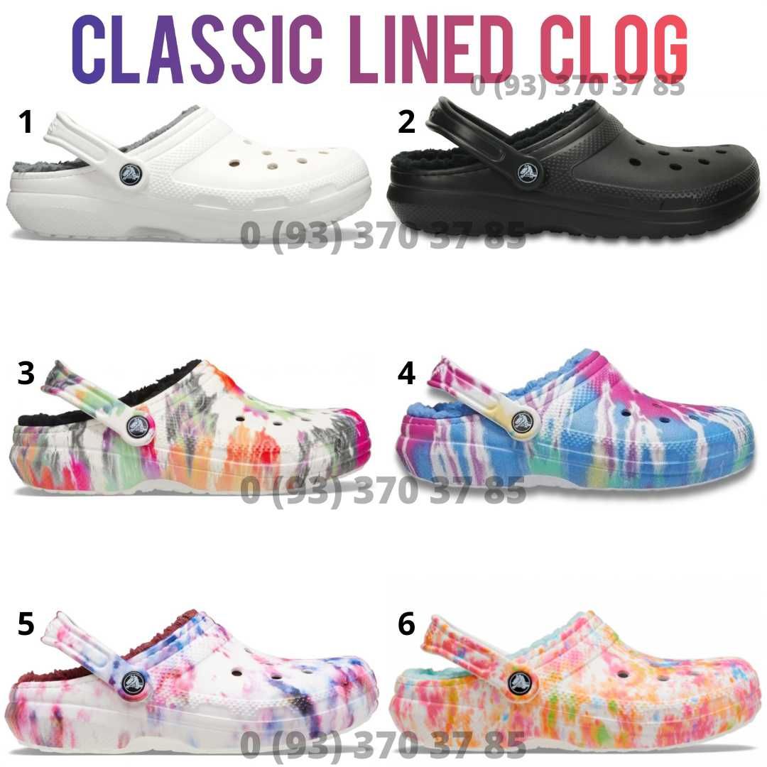 Утеплені Крокси Crocs Lined Теплі Чоловічі Жіночі Classic, Platform