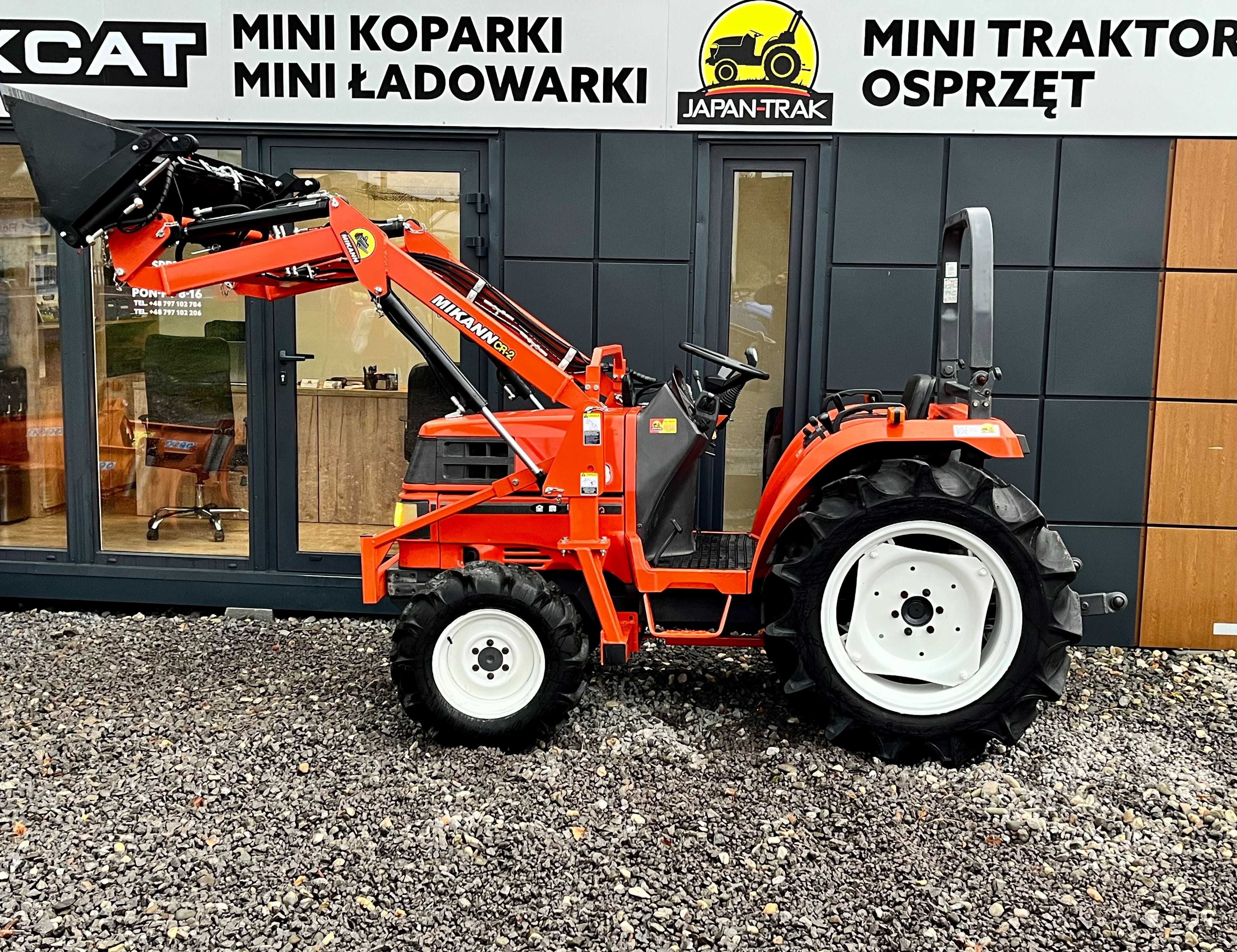 Kubota GT8, 4x4, Mini traktor, ładowacz, tur, JAPAN TRAK