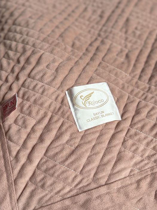 Туреччина Оксамитовий велюровий плед покривало стьобане Koloco Bayun