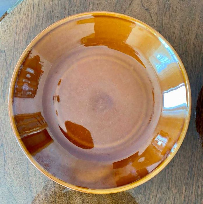 talerze głębokie obiadowe, porcelit PRUSZKÓW, vintage PRL - SUPER