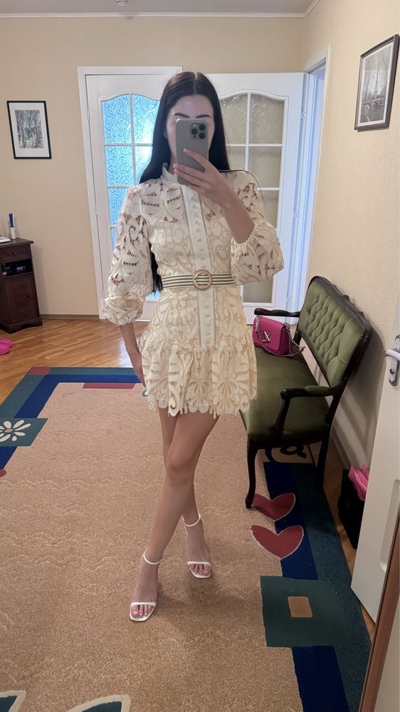 Белое платье летнее Zimmermann