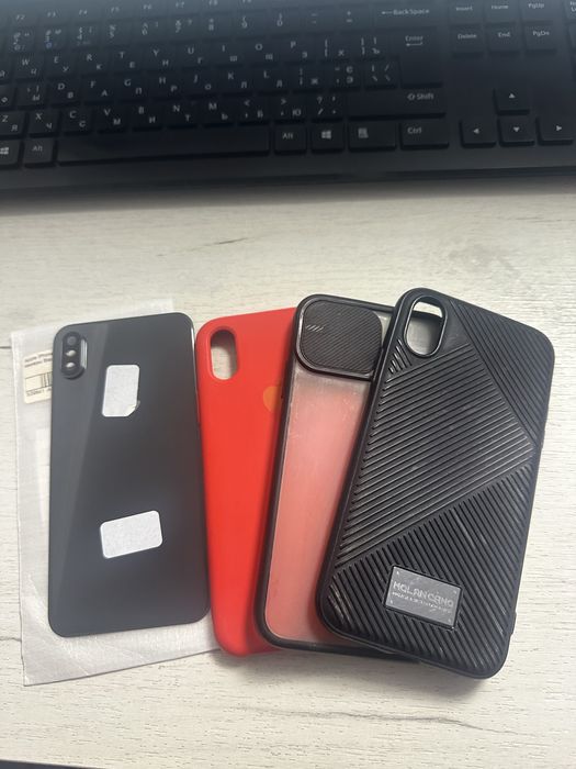 Чехол и задняя крышка на iPhone X