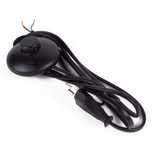 KABEL Z wyłącznikem włącznikiem NOŻNYM CZARNY przewód z wtyczką 2m BLA