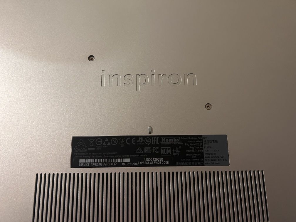 DELL Inspiron 5570 SSD 500GB 12 GB RAM