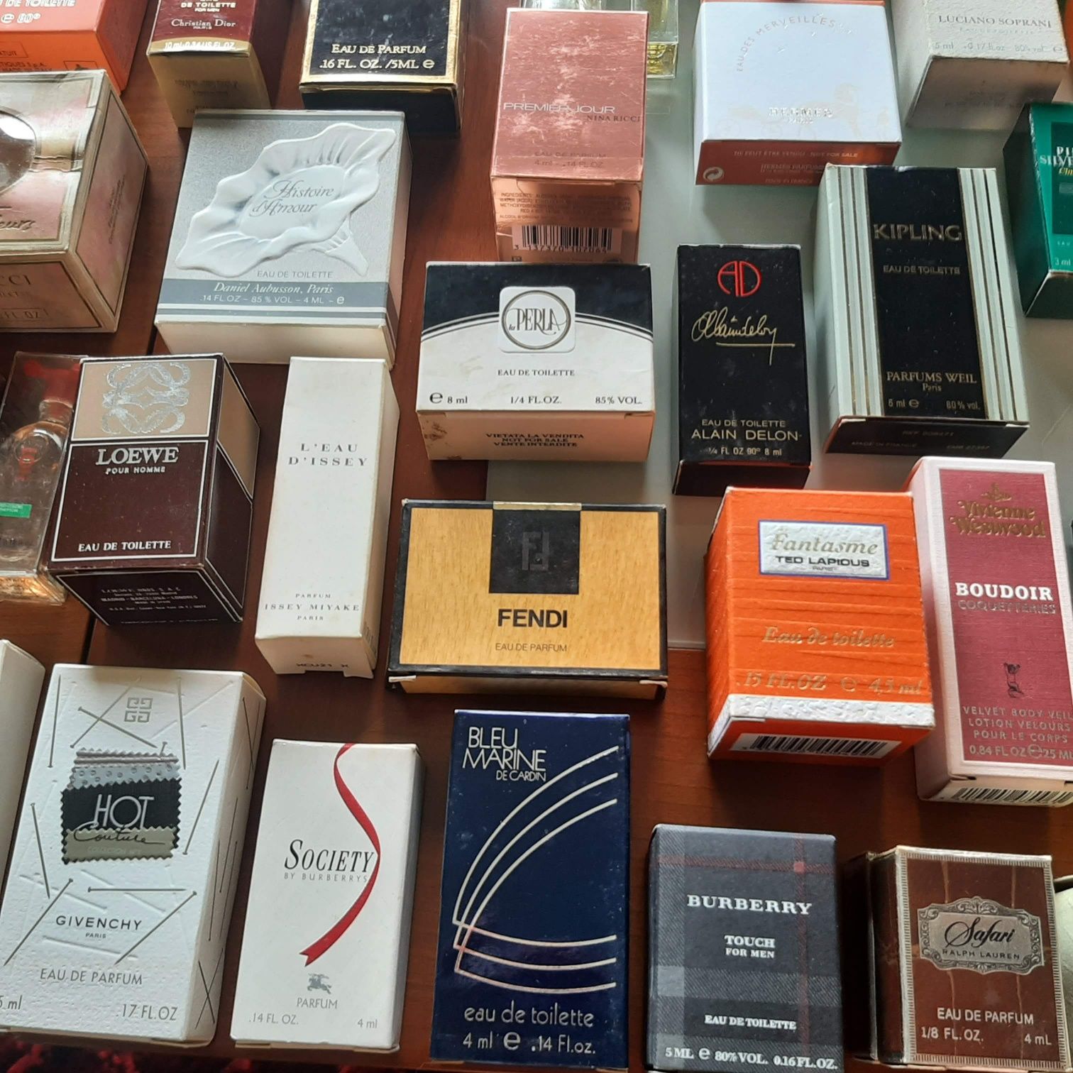 Miniaturas de Perfumes Antigos
