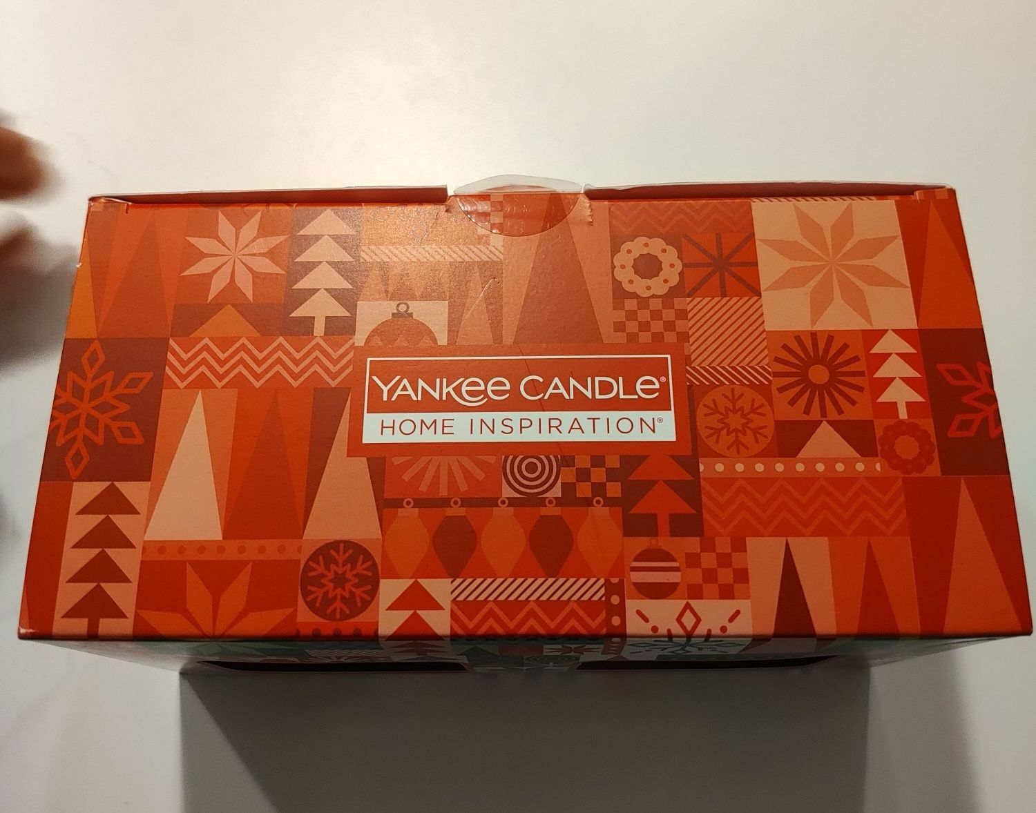 Dwie duże świece, świeczki zimowe, Yankee candle