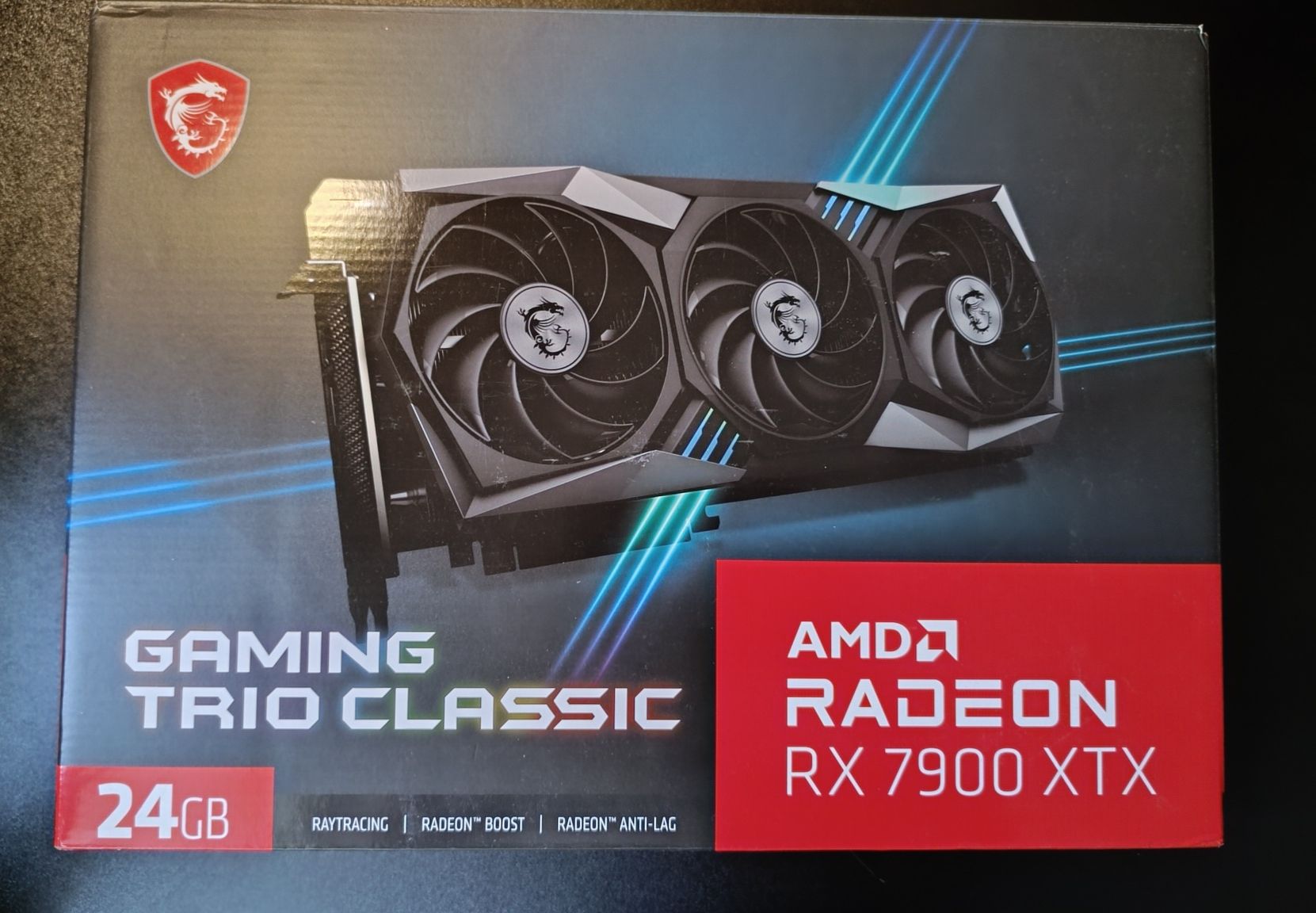 Видеокарта MSI Radeon RX 7900 XTX GAMING TRIO CLASSIC 24G