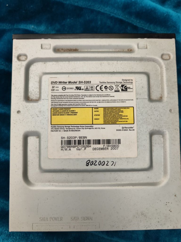 Gravador de DVD Toshiba modelo SH-S203