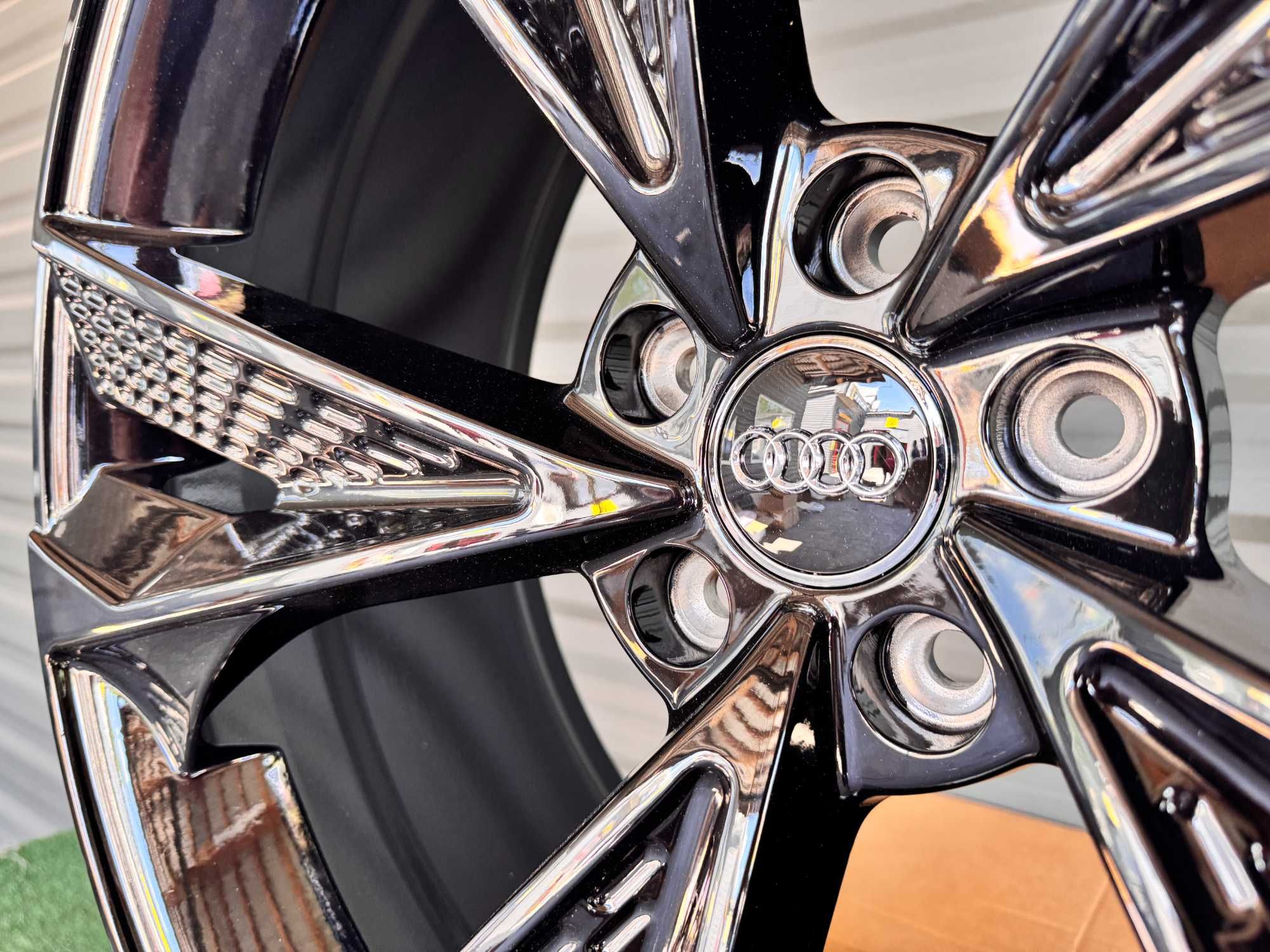 Full BLACK R20 5x112 AUdi Q7 Q5 A6 A7 A5 A8 RS Sline Чорні Титани рс