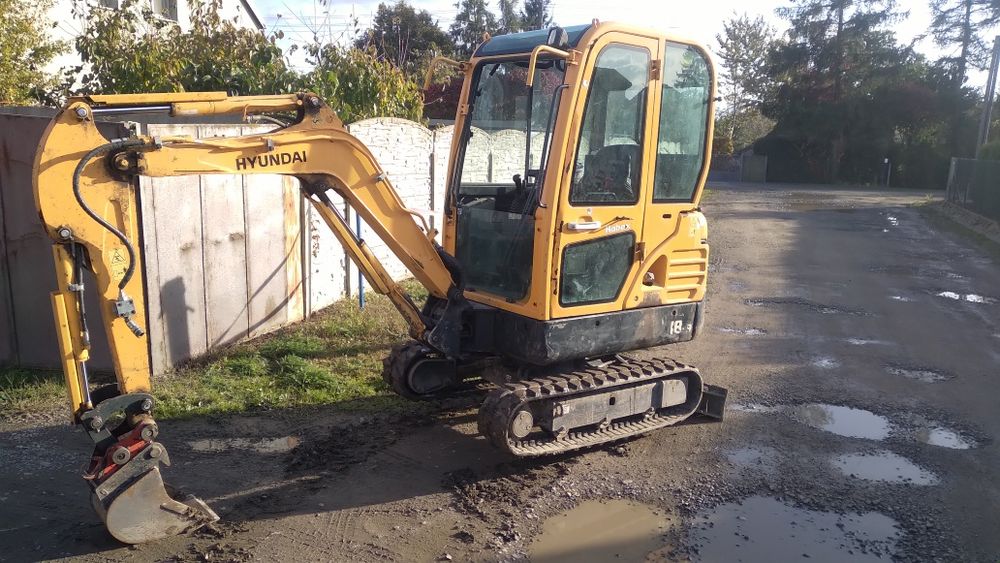 Minikoparka hyundai robex 2tony 2018r