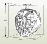 Хеллоуин хелоуін гарбуз тыква арбуз паперкрафт papercraft пазл констру