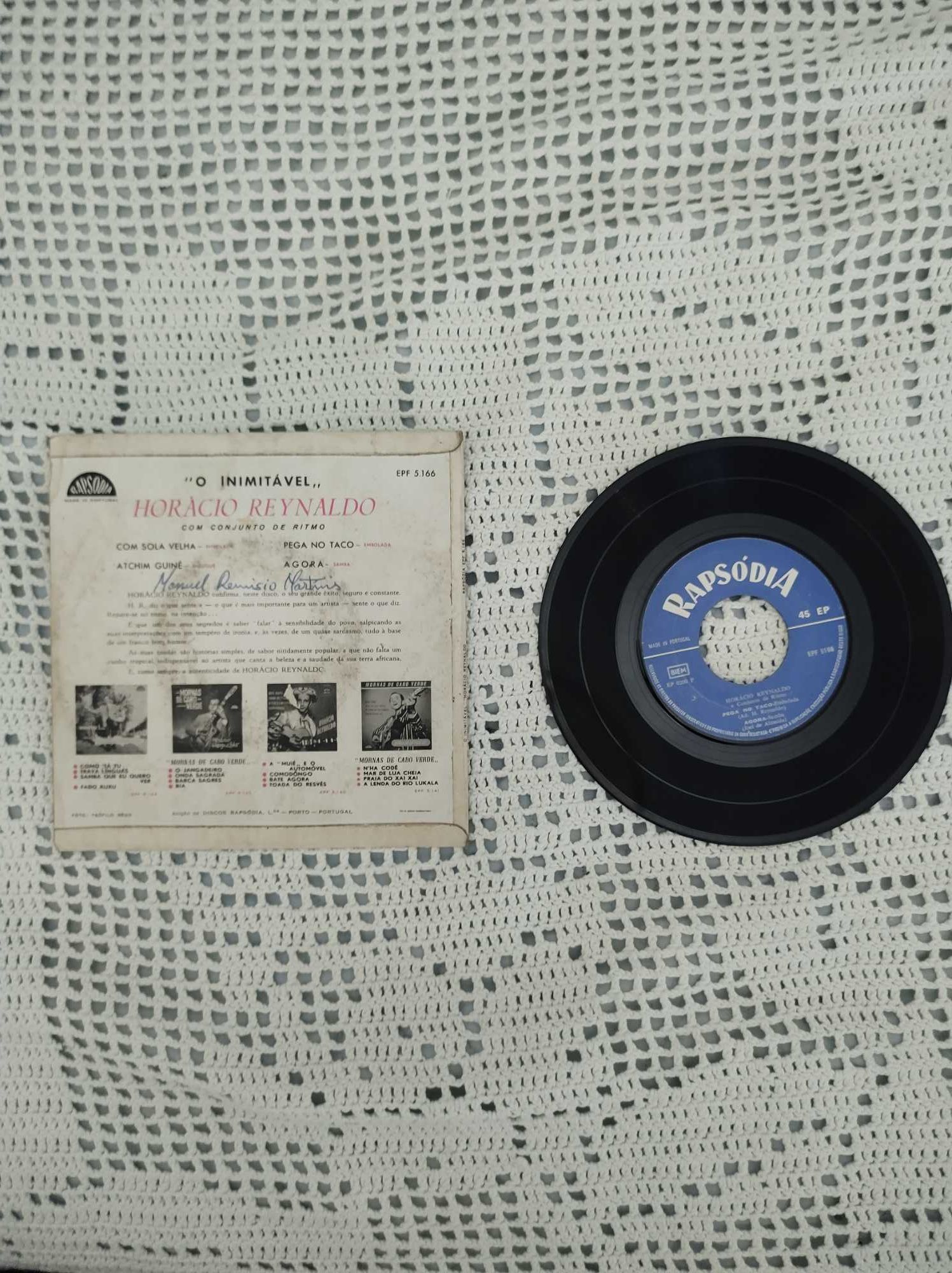 Horácio Reinaldo "O inimitável" Vinil
