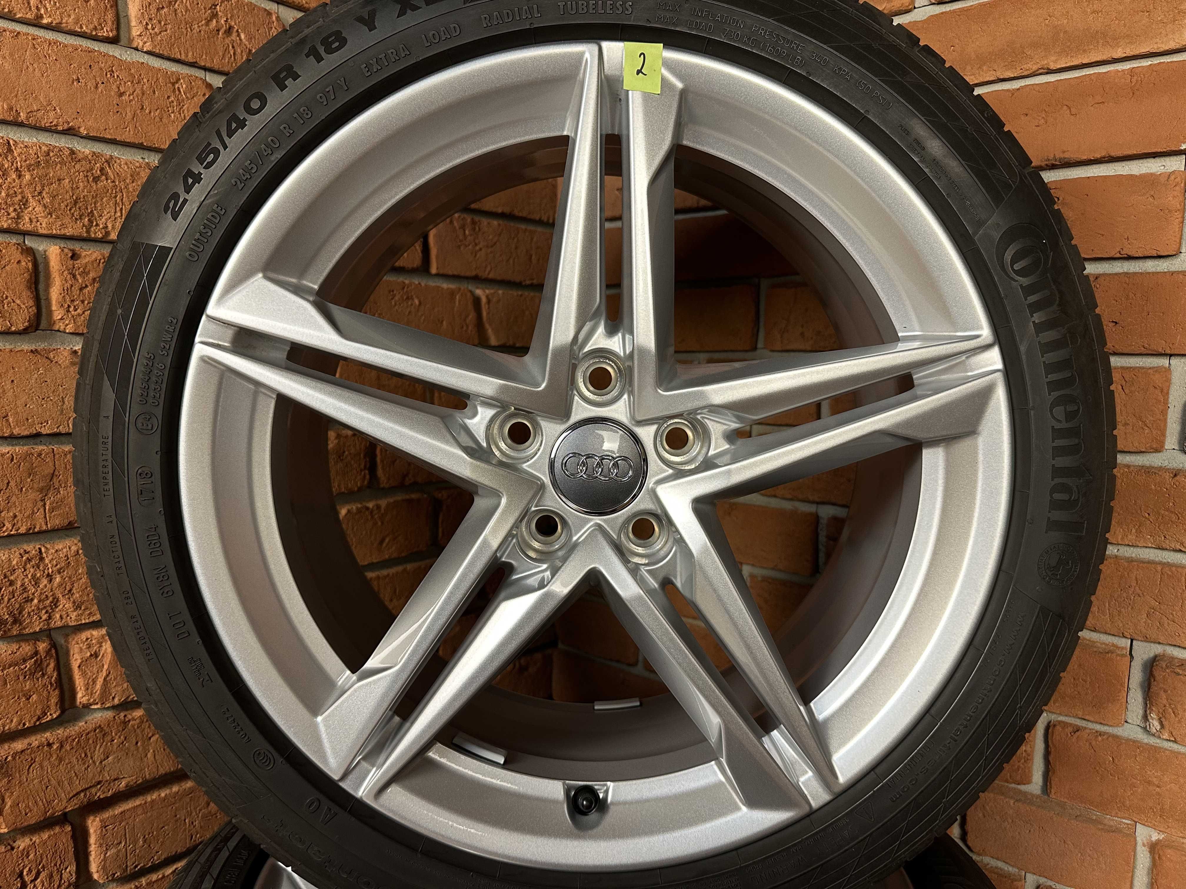 Koła 18 5x112 Audi A5 8W0 A4 B9 Letnie Oryginał