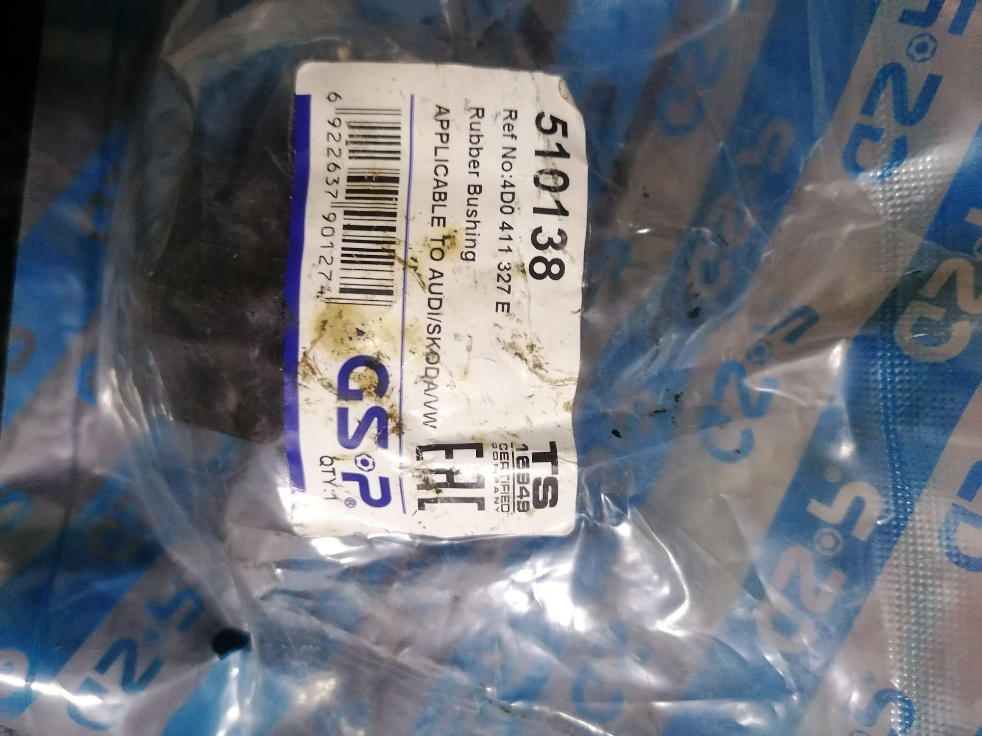 Borrachas barra estabilizadora frente vw passat b5