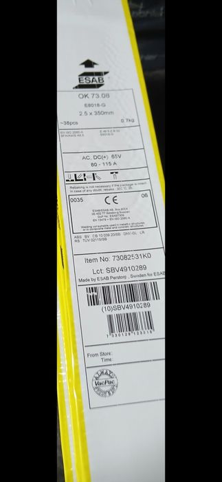 Elektrody nisko stopowe esab