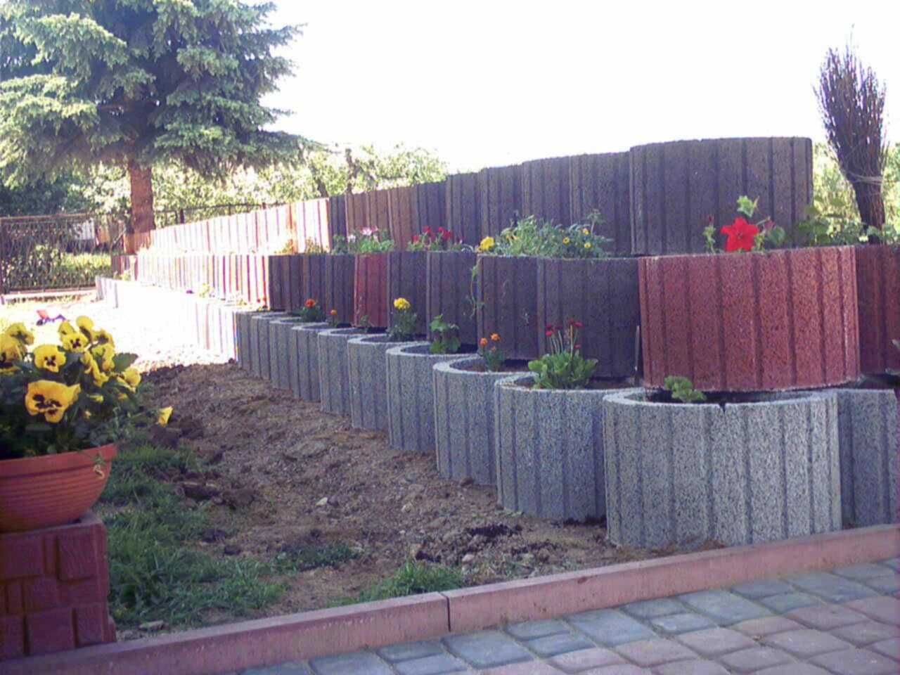 Gazony donice betonowe