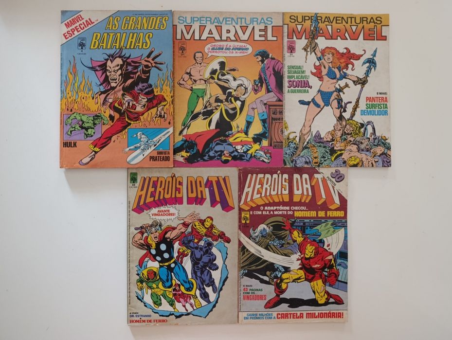 Super Heróis, BD's Antigas