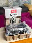 Melitta Molino automatyczny młynek żarnowy 17 ustaw.  CZARNY