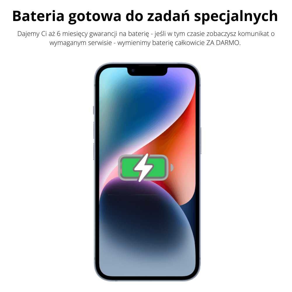 SUPER OKAZJA iPhone 14 128 GB Midnight / Gwarancja / Raty 0% / Kraków