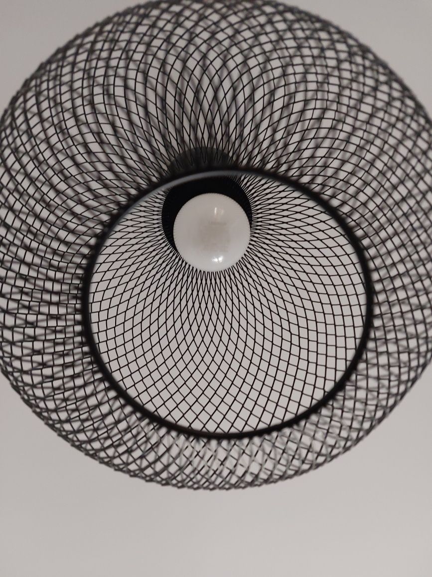 Candeeiro preto de teto suspenso IKEA