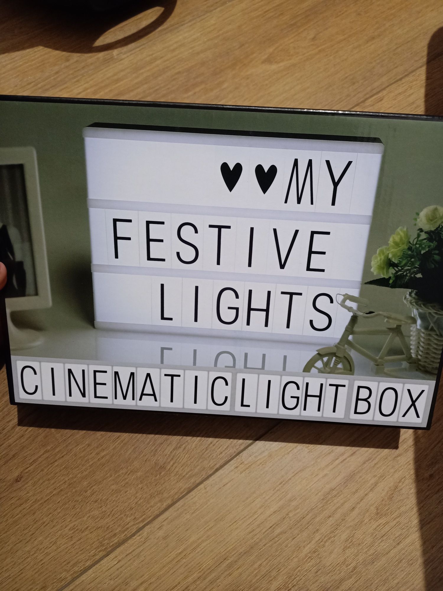 Lightbox podświetlana tablica LED