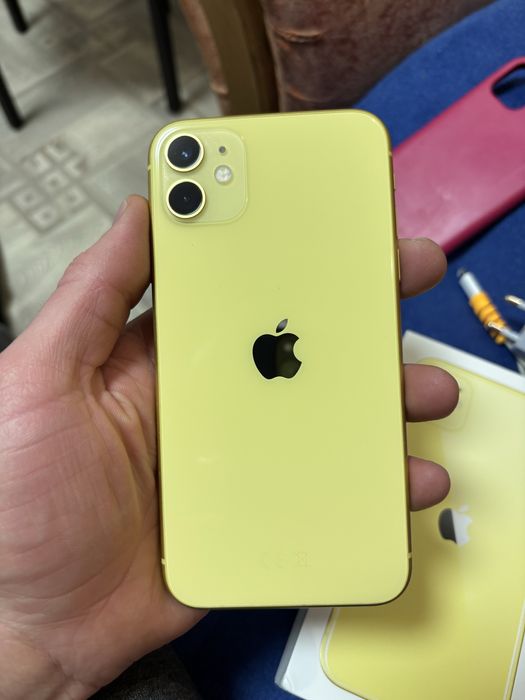 iphone 11 64 gb, global yellow АКБ 75%