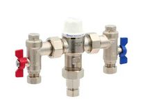 Termoregulacyjny zawór mieszający Reliance 4 w 1 - 15/22 mm x 1' Pro