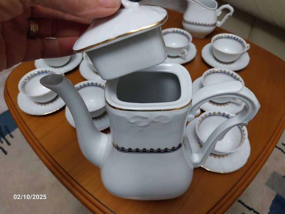 serviço de café da Vista Alegre