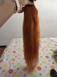 Cabelo humano hidratado.