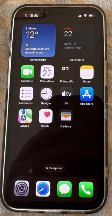 Iphone 13 128gb branco com 79% de bateria e 11 meses de garantia