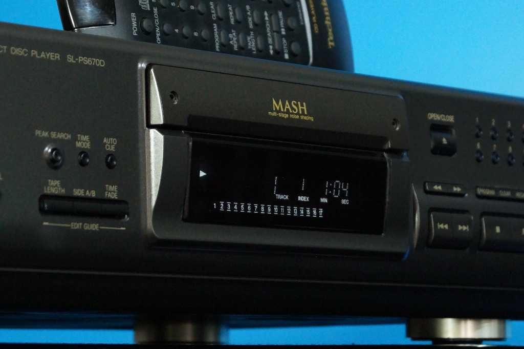 Odtwarzacz płyt cd Technics SL-PS670D z pilotem jak nowy gwarancja