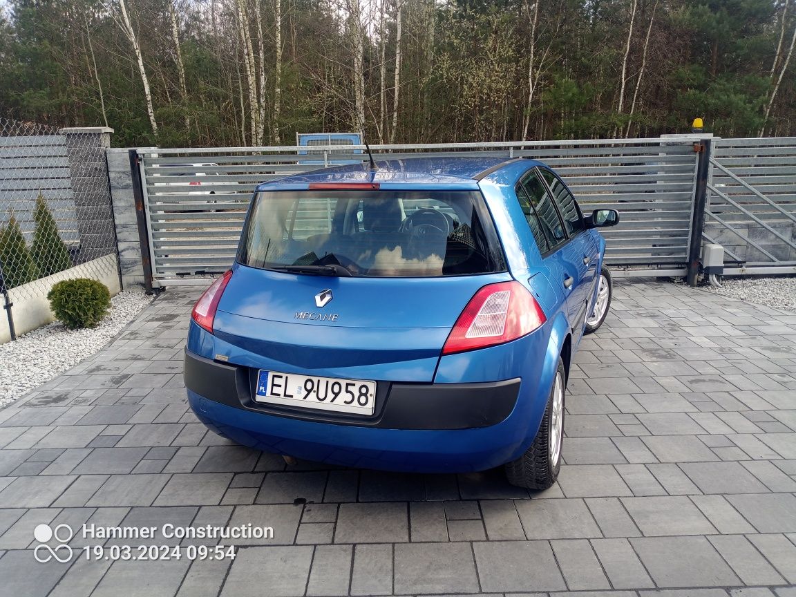 Renault Megane#2002rok#1.4benzyna#alusy#klima#zarej w PL #