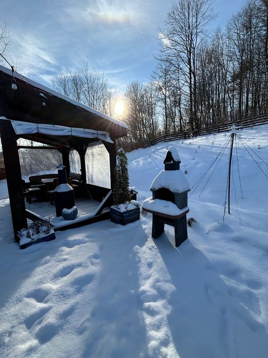 Osada Saunowisko wypoczynek z sauną i jacuzzi na wyłączność