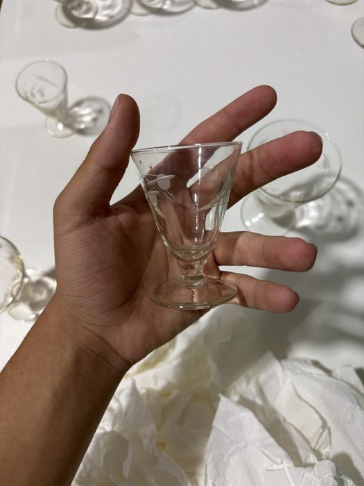 Copos de cristal