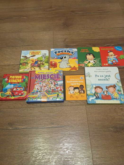 Zestaw książeczek edukacyjnych dla dzieci
