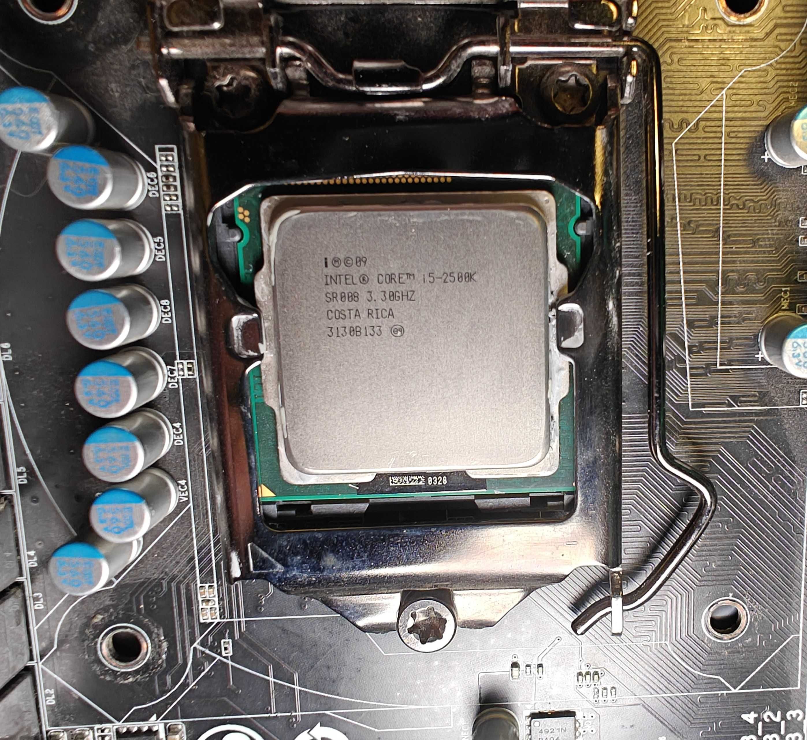 Intel I5 2500K + płyta główna Gigabyte + 4x4Gb DDR3